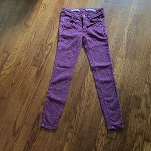 Anthropologie Pilcro and the Letterhead size 25 eggplant pants